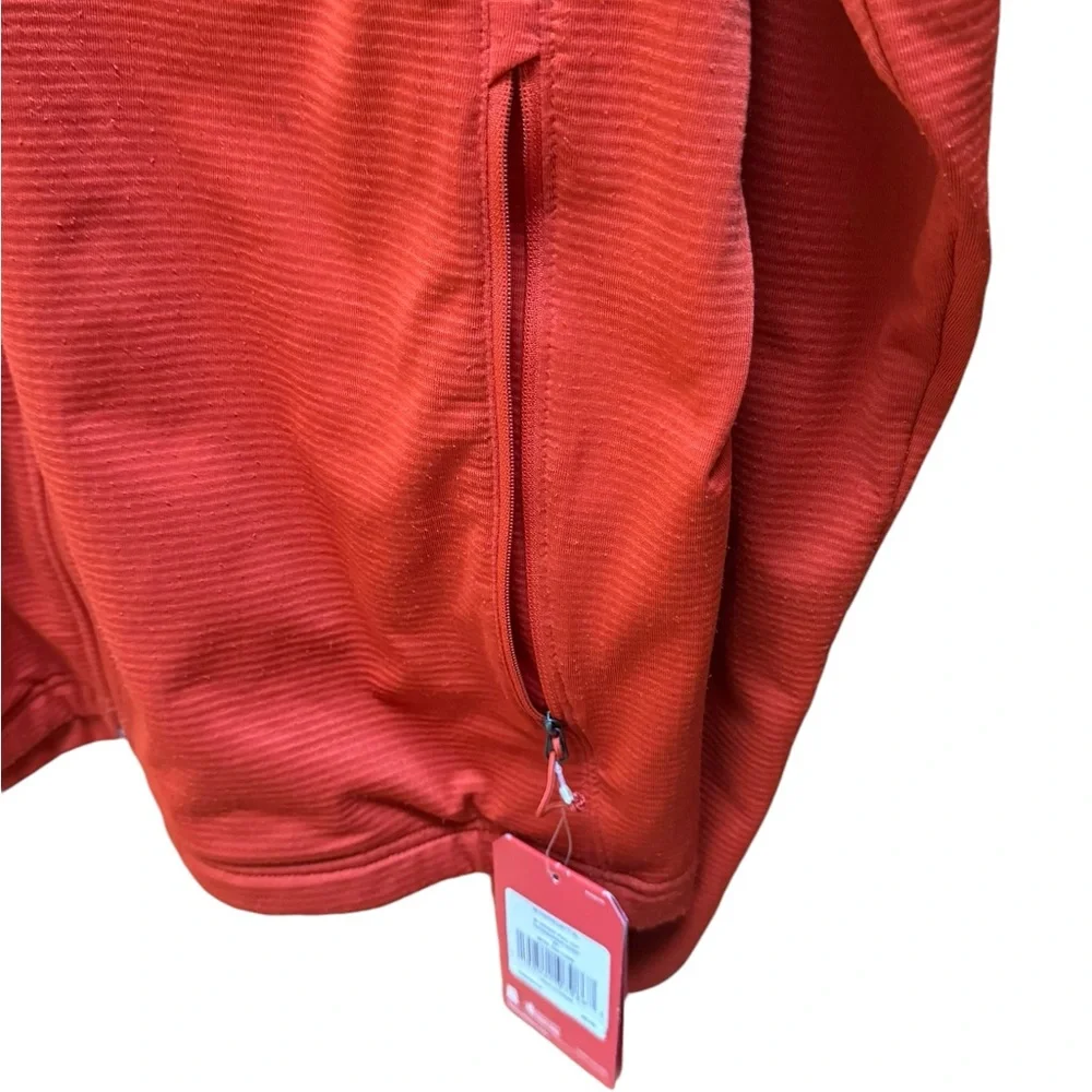 NWT The North Face Orange/Grey‎ Active Fit Borod Full Zip Jacket